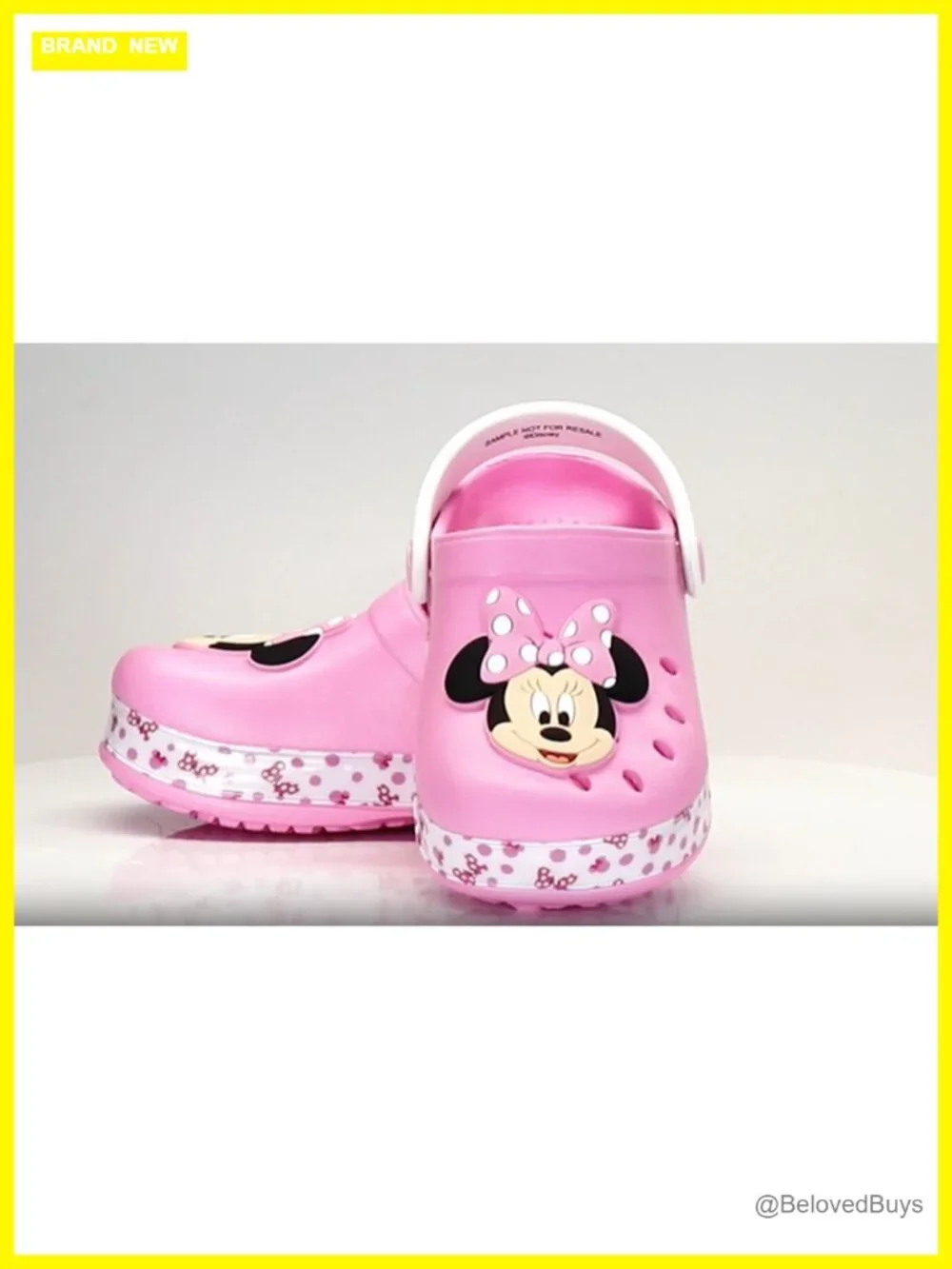 Girls Character Clog Sandals Disney Slip-On Slides Closed Toe Beach Pool